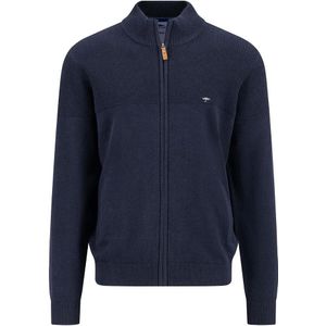 Fynch Hatton Stitch Mix Trui Met Volledige Rits