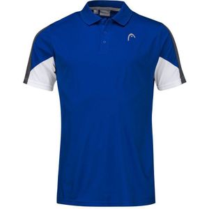 Head Racket Club 22 Short Sleeve Polo Blauw S Man