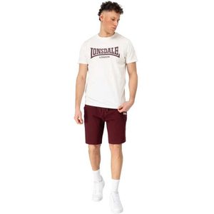 Lonsdale - Moy - Trainingspak - Wit - Set met T-shirt en Korte Broek