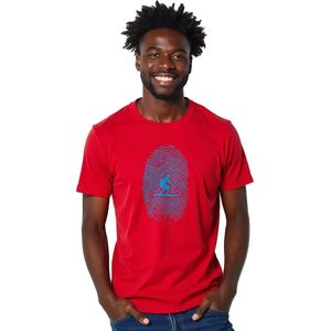 Kruskis Surfer Fingerprint T-shirt Met Korte Mouwen