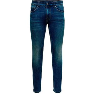 Only & Sons Warp Life Skinny Ma 9809 Jeans Blauw 34 / 34 Man