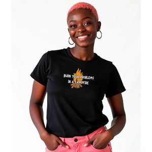 Kruskis Burn Your Problems T-shirt Met Korte Mouwen