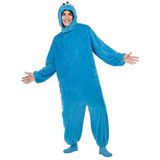 Viving Costumes Basic Cookie Monster Custom Blauw XS