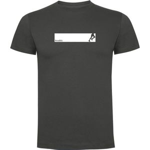 Kruskis Run Frame Short Sleeve T-shirt Grijs S Man