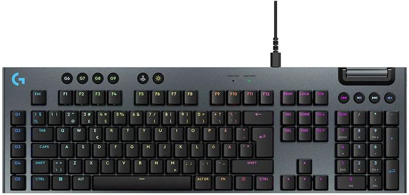 Logitech - G915 - Draadloos Mechanisch Gaming Toetsenbord - RGB - Zwart