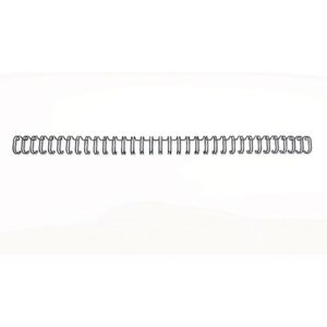 Gbc Wire N5 7.9 Mm Comb 100 Units Zilver