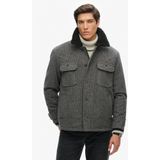 Superdry - Merchant Chore - Wolwerkjas - Ruitprint - Met Schapenvacht Voering