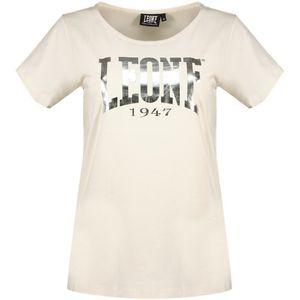 Leone Apparel Big Logo Basic T-shirt Met Korte Mouwen