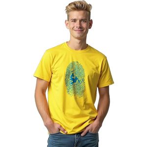 Kruskis Off Road Fingerprint T-shirt Met Korte Mouwen