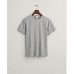 Gant Slim Shield Short Sleeve T-shirt Grijs XL Man