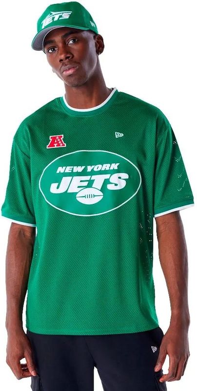 New Era - Oversized T-shirt - Groen - New York Jets NFL Mesh