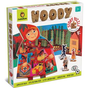 Ludattica Woody Story Little Red Riding Hood 24 Pieces Puzzle Veelkleurig