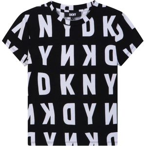 Dkny D35s28 Short Sleeve T-shirt Zwart 12 Years