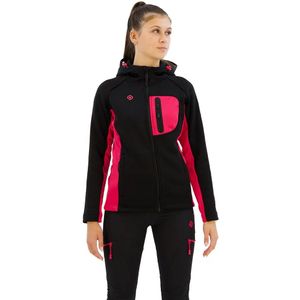 Izas - Equus W - Fleecejack - Zwart - Met Kap