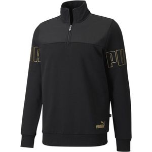 Puma Winterized Half Zip Sweatshirt Zwart M Man