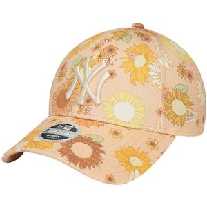 New Era Floral Aop 9forty New York Yankees Cap Oranje  Man