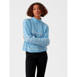 Vero Moda Olina Half Zip Sweater Blauw XS Vrouw