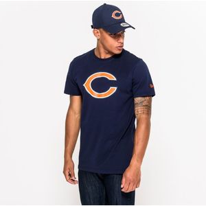 New Era Nfl Regular Chicago Bears Short Sleeve T-shirt Blauw 2XL Man