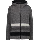 CMP - Gebreide Hoodie - Dames - Met Rits - Wooltech