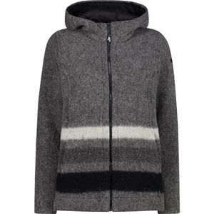 CMP - Gebreide Hoodie - Dames - Met Rits - Wooltech