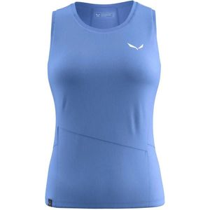 Salewa - Puez Sporty Dry - Mouwloos T-shirt - Zwart - 83% Gerecycled Polyester, Sneldrogend, Vochtafvoerend