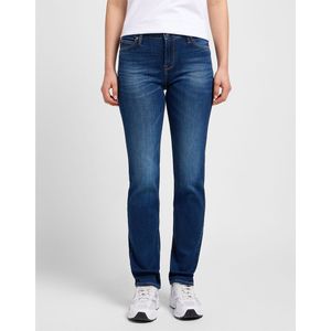 Lee Marion Straight Jeans Blauw 30 / 35 Vrouw