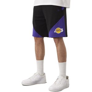 New Era Los Angeles Lakers Nba Team Shorts Zwart S Man