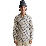 Scotch & Soda - Slim Fit Micro All Over Geprint Overhemd - Lange Mouwen