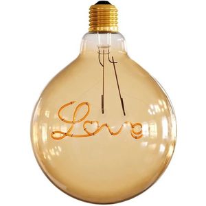 Creative Cables Cbl700216 Love E27 5w 250 Lumens 2000k Bolvormige Led-filamentlamp