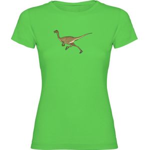 Kruskis Dino Run Short Sleeve T-shirt Groen XL Vrouw