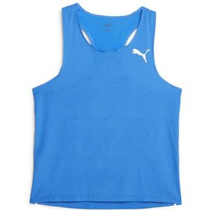 Puma Run Ultraspun Single Sleeveless T-shirt Blauw XL Man