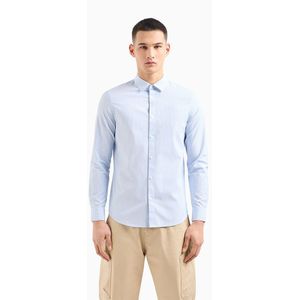 Armani Exchange 3dzc37_zn4mz Long Sleeve Shirt Blauw XL Man