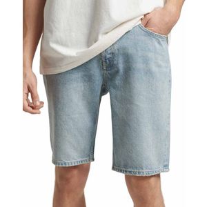 Superdry Vintage Straight Shorts Blauw 28 Man