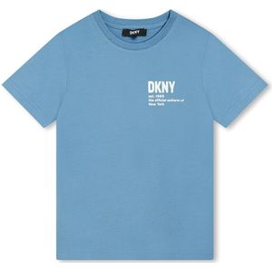 Dkny D60037 Short Sleeve T-shirt Blauw 14 Years