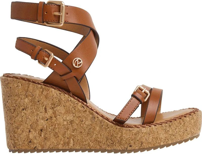 Pepe Jeans - Wayna - Sandalen - Bruin - Hakhoogte 5 tot 8 cm - Gesp - Casual