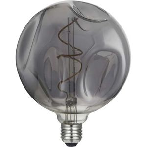 Creative Cables Dl700304 Bumped Smoky G140 E27 5w 150 Lumens 2000k Bolvormige Led-filamentlamp