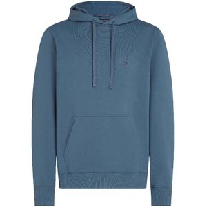 TOMMY HILFIGER - ESSENTIAL - Sweatshirt - Royal Blue - Capuchon met Trekkoord