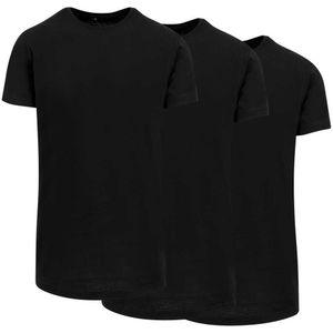 Build Your Brand By028a Short Sleeve T-shirt 3 Units Zwart S Man