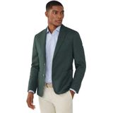 Hackett Londonvoor mannen. HM443337 Groene HBone blazer (38/32), Casual, Vlas, Klassiek, Lange mouwen
