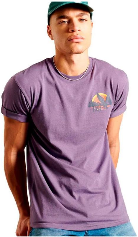 Superdry - Frontier Straight T-shirt - Met Grenspatroon - Korte Mouwen