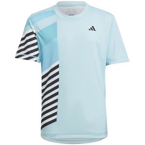 Adidas Pro Short Sleeve T-shirt Blauw 9-10 Years Jongen