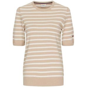 Redgreen Aimee Short Sleeve T-shirt Beige S Vrouw
