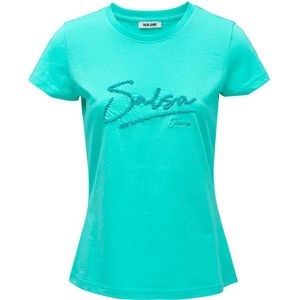 Salsa Jeans 21009465 Slim Fit T-shirt Met Korte Mouwen