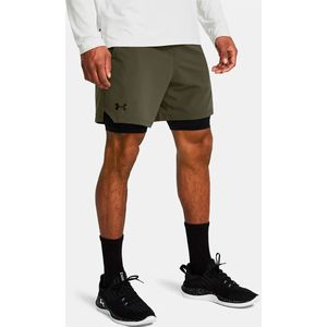 Under Armour - Vanish Woven - Korte Broek - Groen - 2-in-1