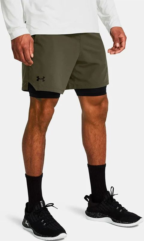 Under Armour - Vanish Woven - Korte Broek - Groen - 2-in-1