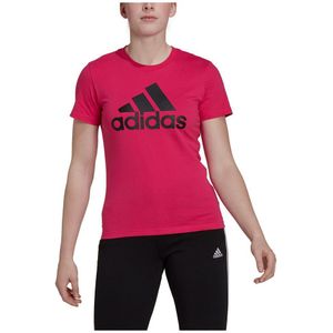 Adidas Loungewear Essentials Logo Short Sleeve T-shirt Roze S / Regular Vrouw