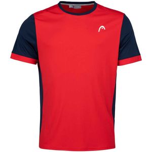 Head Racket Davies Short Sleeve T-shirt Rood 164 cm Jongen