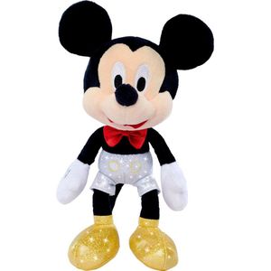 Disney - 100 Jaar Jubileum - Sparkly Mickey Mouse - 25cm - Knuffel