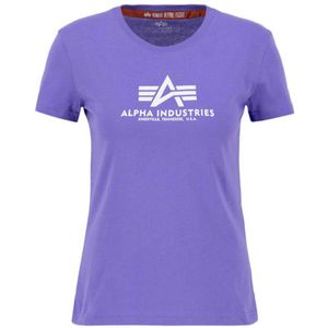 Alpha Industries New Basic Short Sleeve T-shirt Paars S Vrouw