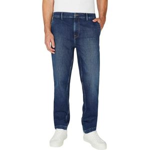 Pepe Jeans - PM207707DQ0 - Taps Toelopende Jeans - Blauw - Casual - Duurzaam Katoen